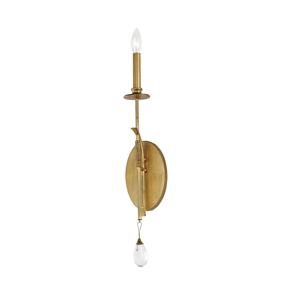 Maxim Lighting Eden 1-Light Sconce, Charcoal Gold Leaf 12741CHGL - main